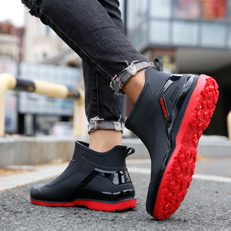 2023-as nyári férfi horgász- és esőcsizma, csúszásmentes, vízálló, kopásálló és esőálló, könnyű gumi esőcsizma