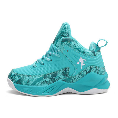 Gyermek magas szárú kosárlabdacipők gyerekeknek csúszásmentes párnázó sportcipők vastag talpú kültéri fiú iskolai kosárlabdacipők