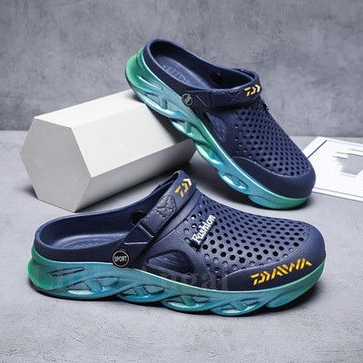 DAIWA Vīriešu Makšķerēšanas Sandales Vasaras Sievietēm Mājai Dārza Apavi Viegli ikdienas lietus Neslīdoši Pludmales Čības EVA Apavi