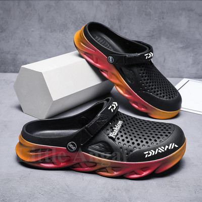 DAIWA Vīriešu Makšķerēšanas Sandales Vasaras Sievietēm Mājai Dārza Apavi Viegli ikdienas lietus Neslīdoši Pludmales Čības EVA Apavi