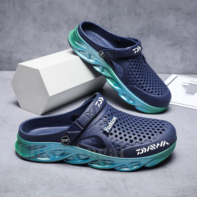 DAIWA Vīriešu Makšķerēšanas Sandales Vasaras Sievietēm Mājai Dārza Apavi Viegli ikdienas lietus Neslīdoši Pludmales Čības EVA Apavi