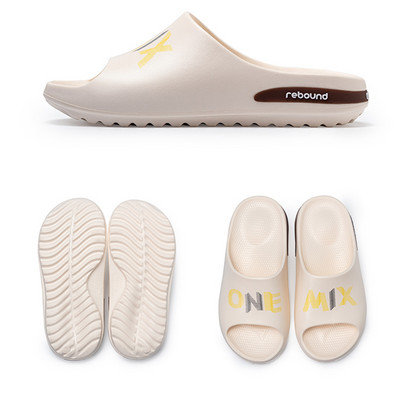 ONEMIX eredeti férfi beltéri szandál papucs nyári alkalmi kültéri csúszásmentes strand vattacipő felnőtt férfi rajzfilm otthoni papucs