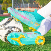 Muške nogometne tenisice Profesionalne čarape s šiljcima i kopačkama Neklizajuće nogometne tenisice za travnjak Muške visoke nogometne tenisice zapatillas futbol