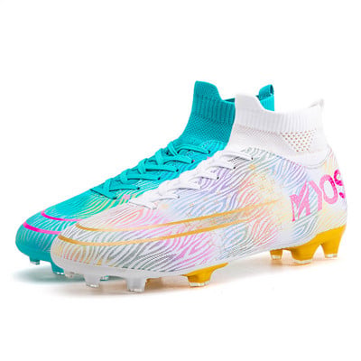 Muške nogometne tenisice Profesionalne čarape s šiljcima i kopačkama Neklizajuće nogometne tenisice za travnjak Muške visoke nogometne tenisice zapatillas futbol