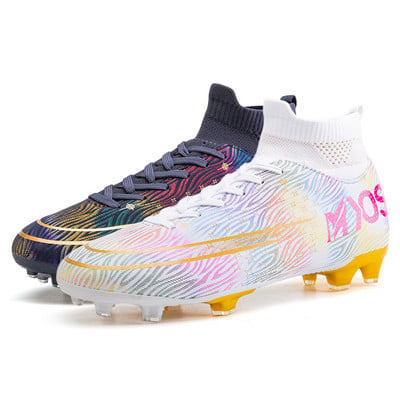 Muške nogometne tenisice Profesionalne čarape s šiljcima i kopačkama Neklizajuće nogometne tenisice za travnjak Muške visoke nogometne tenisice zapatillas futbol