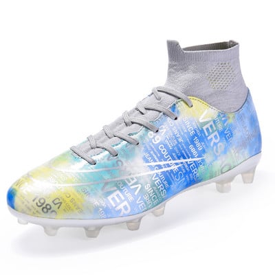 Muške nogometne tenisice Profesionalne čarape s šiljcima i kopačkama Neklizajuće nogometne tenisice za travnjak Muške visoke nogometne tenisice zapatillas futbol
