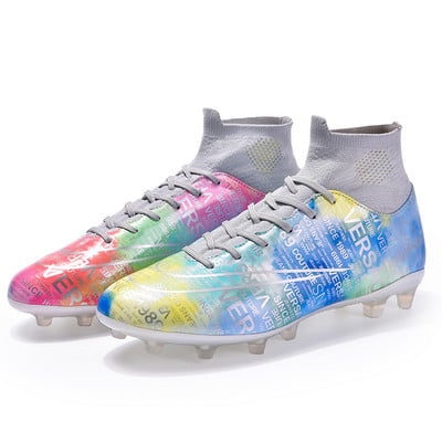 Muške nogometne tenisice Profesionalne čarape s šiljcima i kopačkama Neklizajuće nogometne tenisice za travnjak Muške visoke nogometne tenisice zapatillas futbol