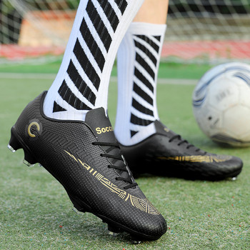 Нови постъпления Професионални футболни обувки за мъже Черни мъжки футболни обувки за възрастни Леки мъжки футболни обувки за закрито