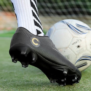 Νέες παραλαβές Επαγγελματικά παπούτσια ποδοσφαίρου για άνδρες Μαύρα Ανδρικά παπούτσια ποδοσφαίρου για ενήλικες Ελαφρά ανδρικά παπούτσια ποδοσφαίρου εσωτερικού χώρου