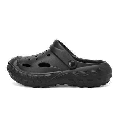 BOANXIL vīriešu sandales ikdienas apavi EVA vieglas sandales koka tupeles vasaras pludmales čības vīriešu dārza apavi Ūdens apavi vannas istabai