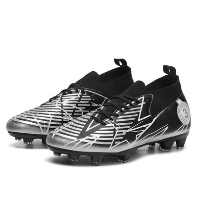 Új lila professzionális uniszex futballkapcsok férfi FG/TF futballcipők gyermek műfüves futballcipők nagy méretű 31-48