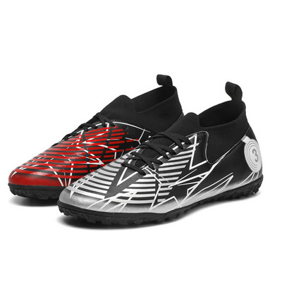 Új lila professzionális uniszex futballkapcsok férfi FG/TF futballcipők gyermek műfüves futballcipők nagy méretű 31-48