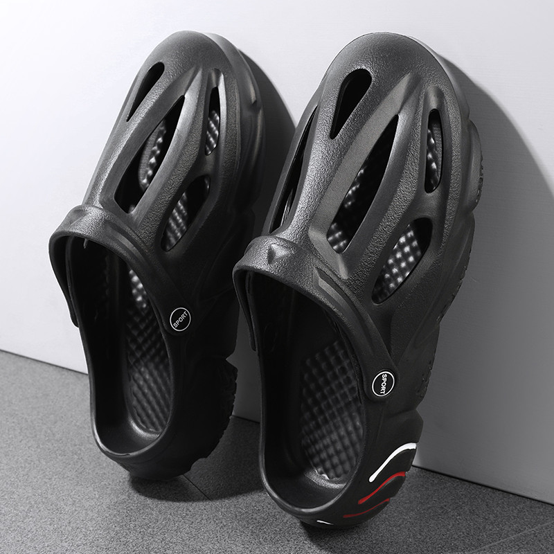 Vasaras jauni vīriešu ikdienas apavi cauruļu apavi āra sporta apavi Čības vīriešu pludmales apavi Mīksta zole āra sandales Moderni apavi