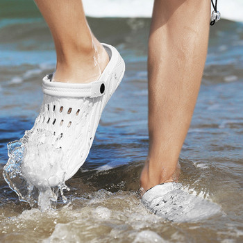 Спортни чехли Мъжки летни дишащи регулируеми сандали Противоплъзгащи се плажни джапанки Дамски обувки за разходка на открито