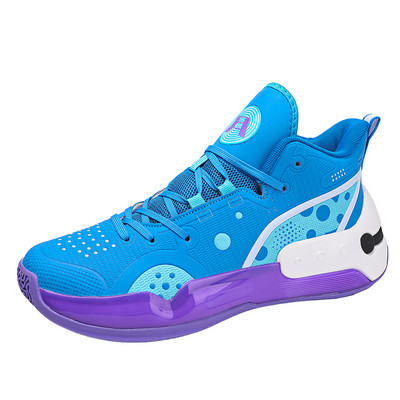 Eredeti páros lila férfi kosárlabdacipők gumi csúszásmentes férfi tornacipők kosárlabda férfi 36-45 méretű professzionális sportcipők