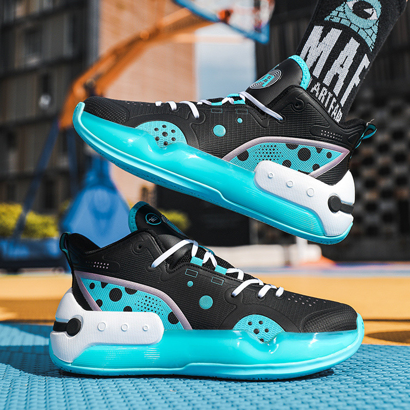 Eredeti páros lila férfi kosárlabdacipők gumi csúszásmentes férfi tornacipők kosárlabda férfi 36-45 méretű professzionális sportcipők