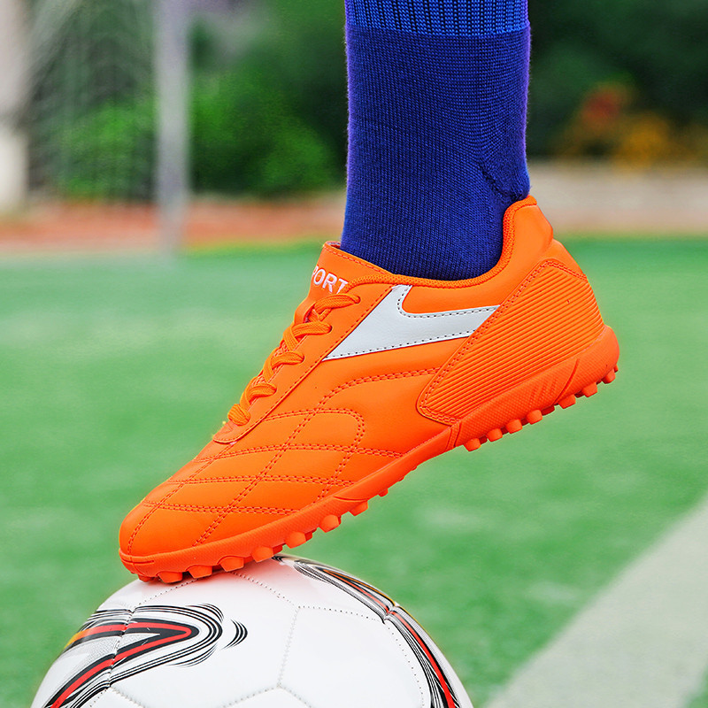 Modes zēnu profesionāli futbola apavi Ērti pretslīdoši bērnu futbola apavi Futsalam elpojoši bērnu futbola apavi
