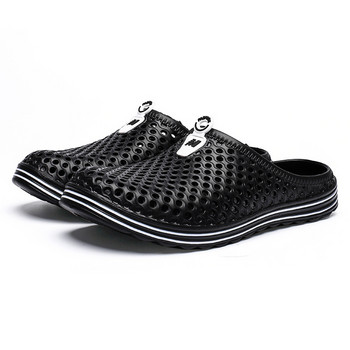 Удобни плажни чехли Мъжки летни дишащи градински обувки Неплъзгащи се сандали за открито Дамски бързосъхнещи водни джапанки