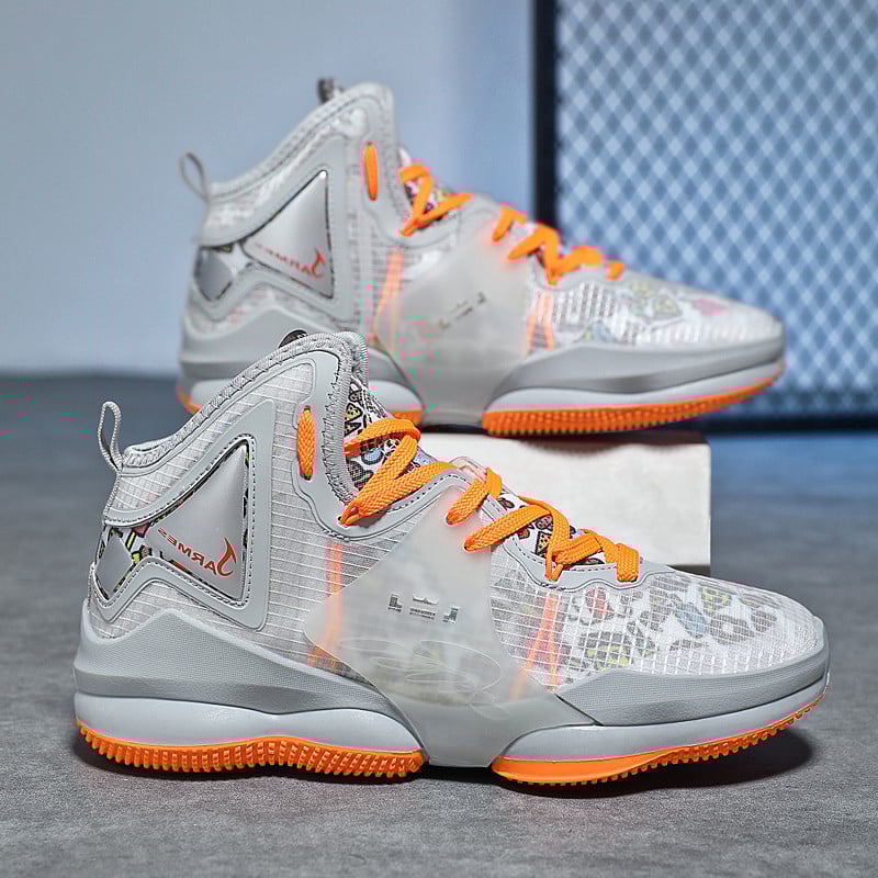 Brändi Disain Meeste Korvpallijalatsid Laste Võrgust hingavad 19 Korvjalatsid Meeste Spordijalatsid Kõrge ülaosaga Basket Treeningtossud