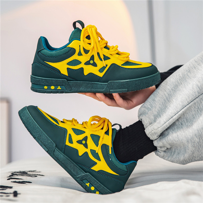 2023 m. vyriški laisvalaikio batai madingi prabangūs dizainerio juodi lauko sportiniai batai riedlenčių sportui vyriški, balti sportbačiai, lėkštės formos sportbačiai