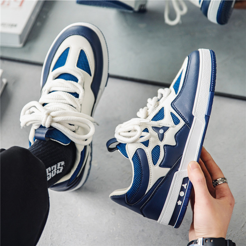 2023 m. vyriški laisvalaikio batai madingi prabangūs dizainerio juodi lauko sportiniai batai riedlenčių sportui vyriški, balti sportbačiai, lėkštės formos sportbačiai