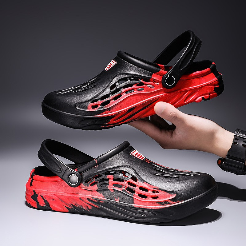 Jaunas vīriešu sieviešu baseina sandales āra pludmales apavi unisex dārza koka tupeles, ūdens neslīdošas čības Flip Flop