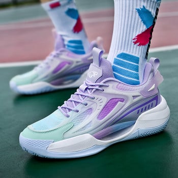 Νέα αντανακλαστικά ανδρικά παπούτσια μπάσκετ Παιδικά αθλητικά παπούτσια Γυναικείες μπότες καλάθι υψηλής ποιότητας Αθλητικά παπούτσια μπάσκετ Ανδρικά υποδήματα
