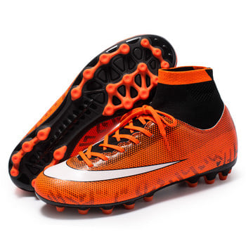 2022 Детски футболни обувки на открито Мъжки футболни обувки с високи глезени Футболни бутонки Леки маратонки за футзал Мъжки zapatillas futbol