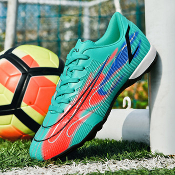 Нови лилави професионални футболни обувки за жени FG/TF Futsal Hall Football Boots Мъжки тренировъчни обувки Outdoor Grass Cleats Sneakers