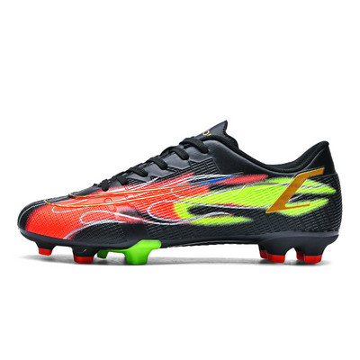 Új lila professzionális futballcipők női FG/TF Futsal terem futballcipő férfi edzőcipő kültéri fűkapcsok tornacipők