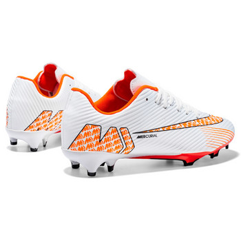 Бели професионални футболни обувки Детски обувки за полеви тренировки Евтини футболни обувки TF/FG Детски обувки за трева на открито Маратонки Дамски