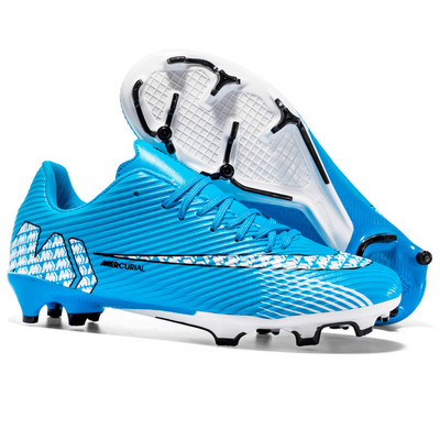 Balti Profesionalūs Futbolo Batai Vaikiški Sporto Batai Pigūs TF/FG Futbolo Batai Vaikams Lauko Žolės Apvalkalai Moteriški sportbačiai