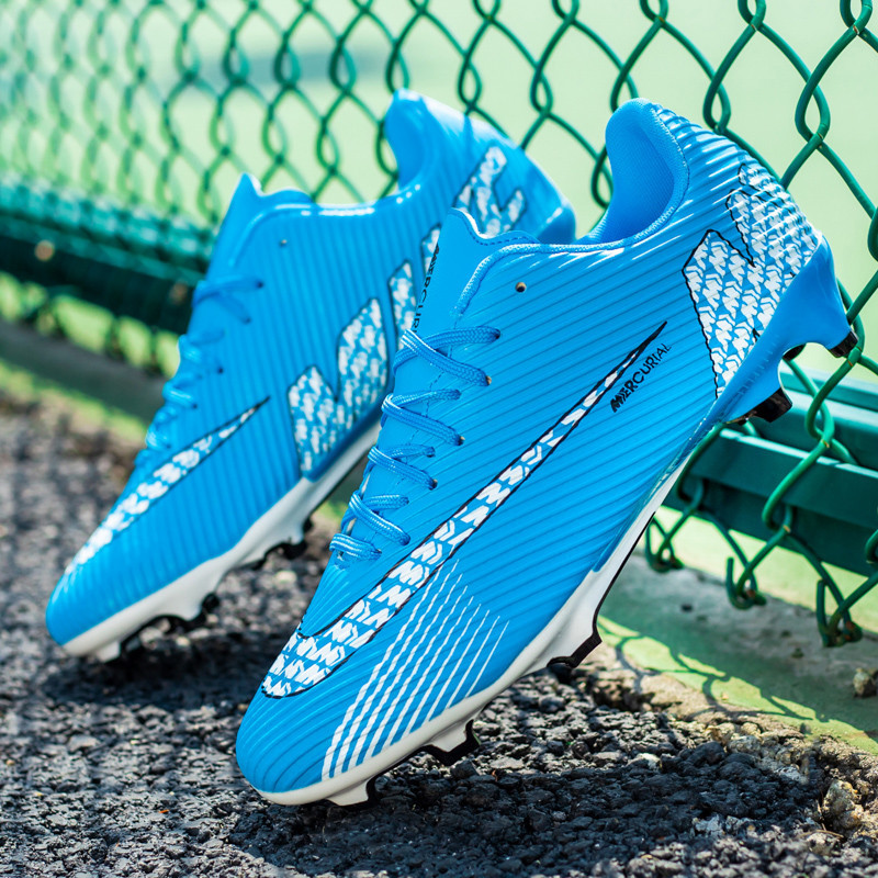 Balti Profesionalūs Futbolo Batai Vaikiški Sporto Batai Pigūs TF/FG Futbolo Batai Vaikams Lauko Žolės Apvalkalai Moteriški sportbačiai