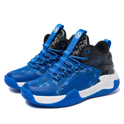 Karstā izpārdošana Basketbola apavi bērniem Pretslīdēšanas triecienu absorbējoši zēniem Meiteņu kedas skriešanas apavi ar augstu augšdaļu elpojoši