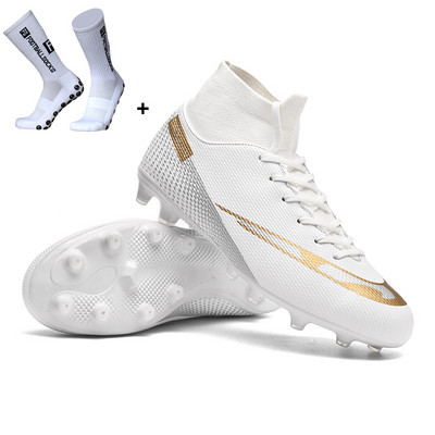 ZHENZU Dydis 34-47 Futbolo batai AG/TF Futbolo batai Vaikams berniukams Mergaitėms Itin lengvi futbolo segtukai Botas de futbol sportbačiai