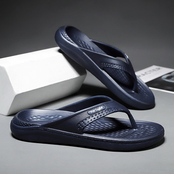 Ανδρικά παπούτσια 2023 Καλοκαιρινή σαγιονάρα για άντρες Υπαίθριες παντόφλες παραλίας Ανδρικά πέδιλα με επίπεδη τακούνι Απαλές ανδρικές παντόφλες