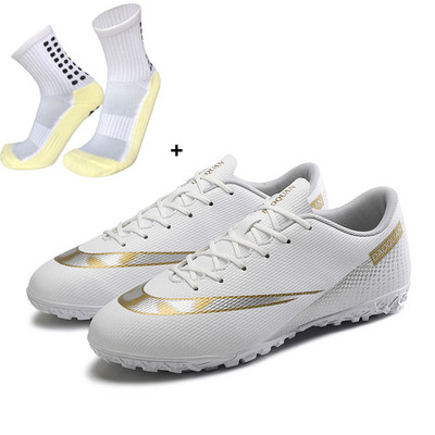 ZHENZU Dydis 32–47 Vyriški futbolo batai Vaikiški futbolo bateliai berniukams mergaitėms AG/TF itin lengvi futbolo apkabeliai sportbačiai