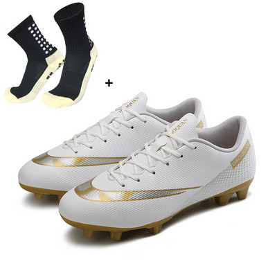 ZHENZU Dydis 32–47 Vyriški futbolo batai Vaikiški futbolo bateliai berniukams mergaitėms AG/TF itin lengvi futbolo apkabeliai sportbačiai