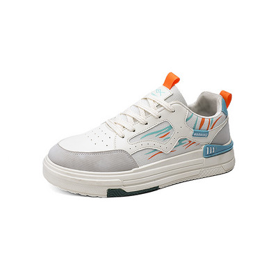 Мъжки обувки за скейтборд Мрежести удобни обувки с платформа с дебело дъно Мъжки ежедневни вулканизирани обувки Маратонки Студентски обувки