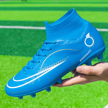 2022 Нови футболни обувки fg Chuteira Campo AG/TF Футболни обувки Детски момчета Свръхлеки футболни бутли Маратонки Голям размер 35-45