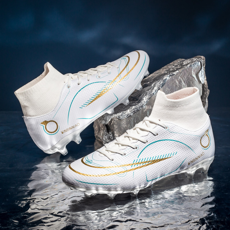 2022 Új fg Futballcipők Chuteira Campo AG/TF Futballcipők Gyerekek Fiúk Ultrakönnyű futballkapcsok Tornacipők Nagy méretű 35-45