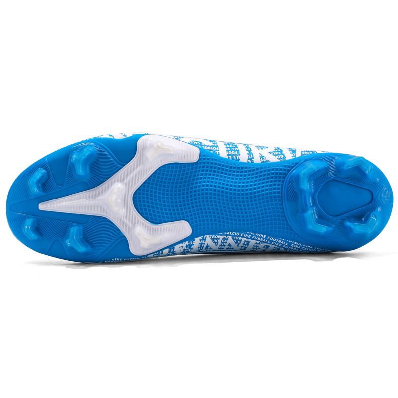 ZHENZU 30-45-ös méret kültéri férfi fiú focicipő TF/FG futballcipő magas bokával gyerek kapcsok edző sportcipők