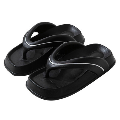 Biezas zoles, ķīļi, čības sievietēm, 2023. gada vasaras saspraužams purngals, platforma, sandales sievietēm, neslīdošas pludmales čības āra slidkalniņiem