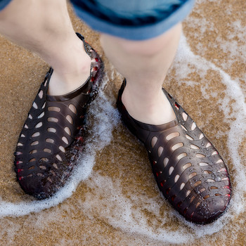 SENAGE Нови мъжки сандали Летни джапанки Чехли Мъжки плажни ежедневни обувки Мъжки сандали Водни обувки Sandalia Masculina