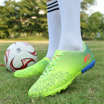 ZHENZU Мъжки футболни обувки Детски футболни обувки Футболни обувки Момчета Тренировка chuteira futebol Eur размер 35-44 voetbalschoenen
