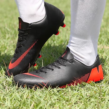 ZHENZU Футболни обувки на открито Мъже Деца Момчета Футболни обувки Training chuteira futebol Eur размер 35-44 botas de futbol