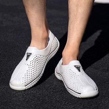 JIEMIAO 2022 Ανδρικά αναπνεύσιμα πέδιλα EVA Summer Beach Slippers Νέα σανδάλια Slides Άνετα παπούτσια για περπάτημα εξωτερικού χώρου Αθλητικά παπούτσια