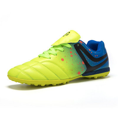 ZHENZU JAUNS Vīriešu Sieviešu zāliens Telpu futbola apavi Bērnu Futsal Knaibles Treniņš TF Futbola zābaki Sporta kedas chuteira futebol