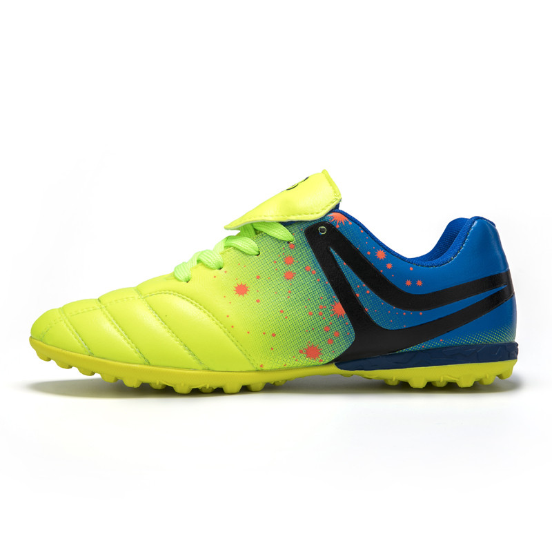 ZHENZU JAUNS Vīriešu Sieviešu zāliens Telpu futbola apavi Bērnu Futsal Knaibles Treniņš TF Futbola zābaki Sporta kedas chuteira futebol