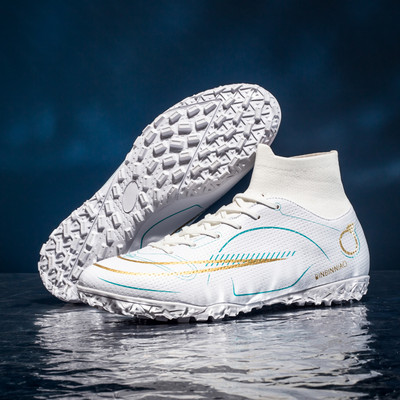 ZHENZU 2022 fg Futbolo batai Chuteira Campo AG / TF Futbolo batai Vaikams berniukams Itin lengvi futbolo apkabos sportbačiai dideli 35–45 dydžiai